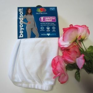 Fruit of the Loom Long Johns Thermal Pants White